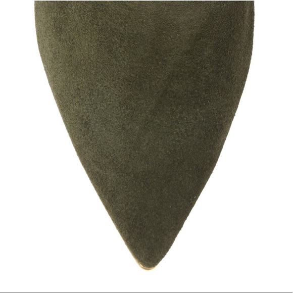 NEW Tory Burch Lila Ankle Bootie Olive Suede Size 9.5 - Picture 5 of 15